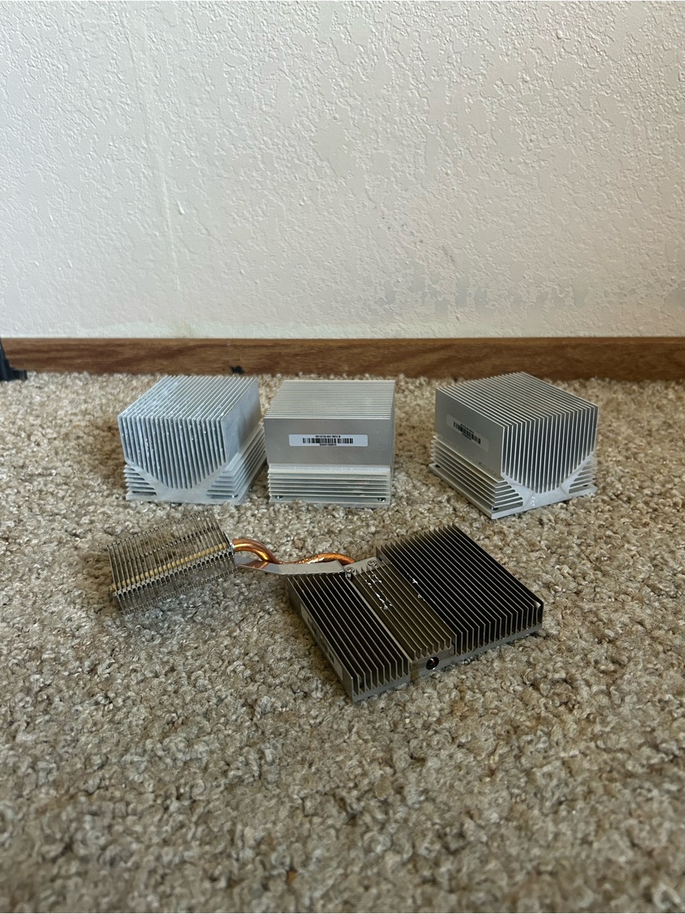 (4) Genuine OEM Cooling Heatsink Microsoft Xbox 360 Original Phat Console Used